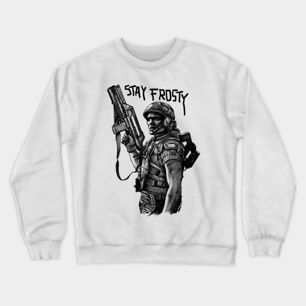 Stay Frosty Crewneck Sweatshirt by bohater13